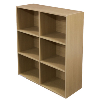 TESCO ชั้นอเนกประสงค์ 6 ช่อง ขนาด 80X30X90 ซม. - สีบีช