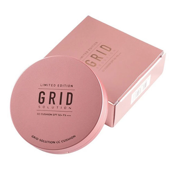 Grid Solution CC Cushion SPF50+ PA+++ ใช้ได้ทุกสีผิว กันน้ำ กันแดด