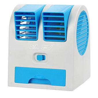 Kaidee Mini Air Fan 2in1 พัดลมไอน้ำ ชนิดตั้งโต๊ะ/ พกพา รุ่นสองใบพัด