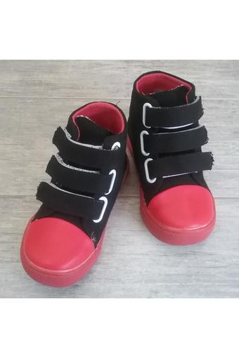 Alice Shoe รองเท้าผ้าใบเด็ก แฟชั่นเด็กผู้ชาย รุ่น SKH004-R ( สีแดง )