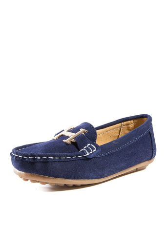 PINSV Boys Casual Loafers Shoes (Navy) (Intl)