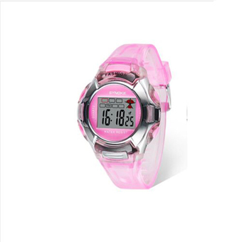 Synoke 99329 Children Electronic Watch Sport Wristwatch Waterproof 30M Pink