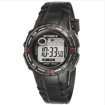 Synoke 99539 Children Watch Fashion Digital Sport Wristwatch Watch Silver