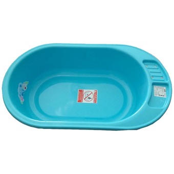 OEM กะละมังอาบน้ำเด็ก ทรงไข่ (สีฟ้า)