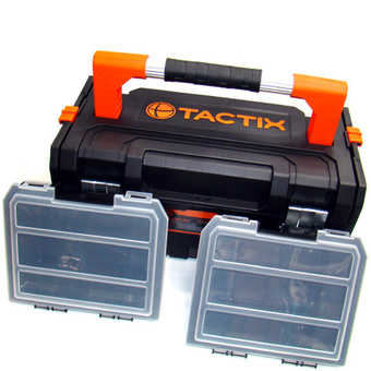 Tactix 320348 กล่องเครื่องมือ กล่องอะไหล่ 21&#039;&#039; บิ้วอิน 2 ชุด