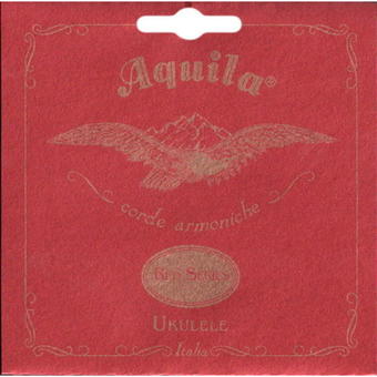 Aquila Low G String RED SERIES UKULELE Size Concert Aq_RedC (Red)