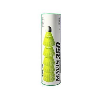 Yonex ลูกขนไก่พลาสติก 6ลูก รุ่น Yonex MV 350 (สีเหลือง)