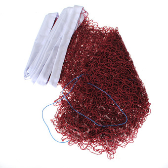 Professional Sport Training Standard Braided Badminton Net 6m X 0.75m White Hem
