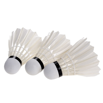 Brand New 3pcs Feather Badminton Shuttlecocks Training Sports Train Competition (Intl)
