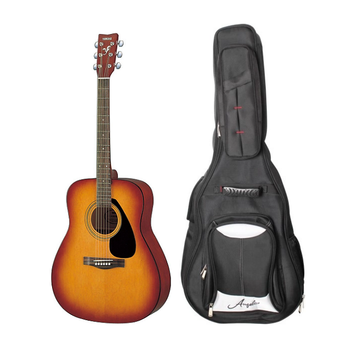 YAMAHA กีตาร์โปร่ง 14 ข้อ Acoustic Guitar F310 TBS พร้อม กระเป๋ากีตาร์