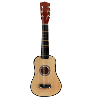 21 Inch 6 String Acoustic Guitar with Pick Beginners Musical Instrument (Intl)