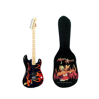 Simpson กีตาร์ไฟฟ้า Guitar BEG-0031 /BK/S 22F39&quot;1V1HB (Black/Red) พร้อมกระเป๋ากีตาร์