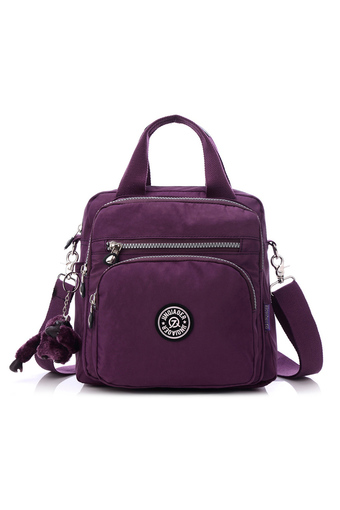 MARINO กระเป๋า กระเป๋าสะพายข้าง กระเป๋าเป้ผ้าไนลอน No.1180 - Purple
