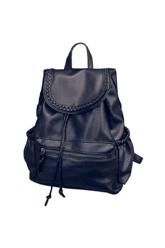 RockLife Women Backpack กระเป๋าสะพายไหล่ กระเป๋าเป้สะพายหลัง (Black)