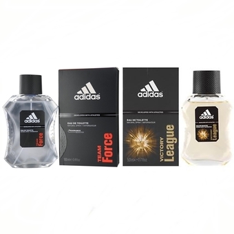Adidas Team Force Adidas for men 100 ml. + Adidas Victory League For men 100ml.พร้อมกล่อง