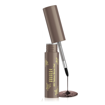Mille 6D Tattoo Brow Gelเจลสักคิ้ว6มิติ มิลเล่ สีม๊อคค่า สวยเป๊ะเป็นธรรมชาติ