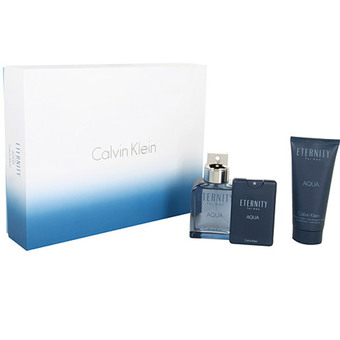 Calvin Klein ETERNITY AQUA Gift set - Blue/White