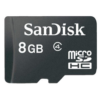 SANDISK MICRO SD CARD SDSDQM 008G B35