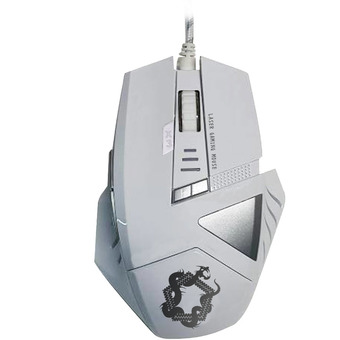 PENTAGONZ เมาส์เลเซอร์เกมส์มิ่ง PYTHON (white)