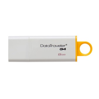 KINGSTON FLASH DRIVE DTIG4/8GB USB 3.0 -White