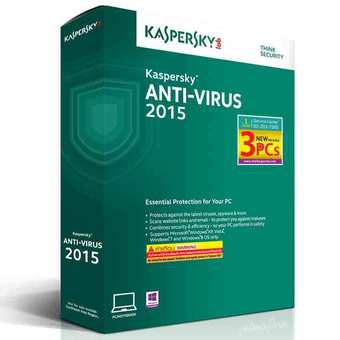 KASPERSKY ANTI-VIRUS 2015 RENEWAL 3PC Package