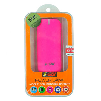 I-SAY Power Bank 5600 mAh รุ่น P56001 - Pink