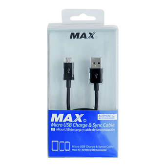 MAX MICRO USB CABLE - BLACK