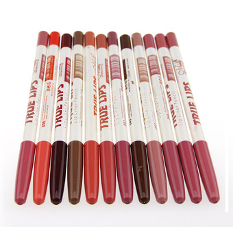 Menow True Lips Liner ดินสอเขียนขอบปาก 12 แท่ง (12 เฉดสี)