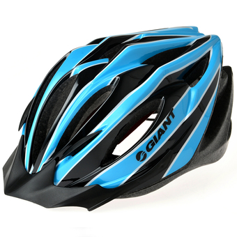 Giant Racing Helmet Road Bike MTB Cycling Helmet GX5 Size M/L 54cm - 58cm (Blue/Black) - INTL