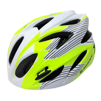 Giant หมวกปั่นจักรยาน รุ่น Bike Cycling inmold (Green/White)