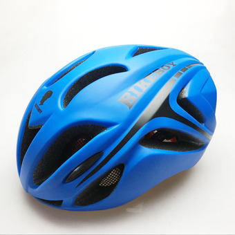 Bikeboy หมวกกันน็อกจักรยาน ทรงแอโร่ สีน้ำเงิน (รอบศีรษะ 54-62 CM.)ใส่ได้ทั้ง ชาย/หญิง BB3
