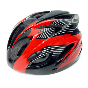 DEPRO หมวกปั่นจักรยาน รุ่น Bike Cycling inmold (BLACK/RED)