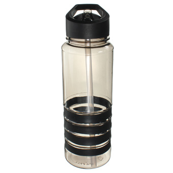 Outdoor Cycling Sport Flip Straw Water Bottle Drinking BPA Free Plastic 800 ML (Intl)