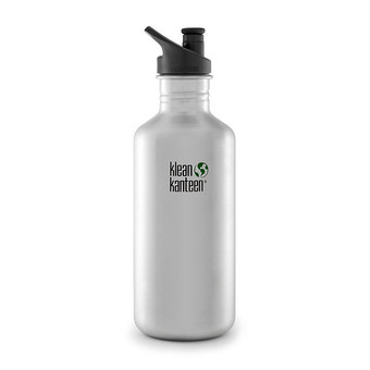 Klean Kanteen® Classic Brushed Stainless 40oz Sport