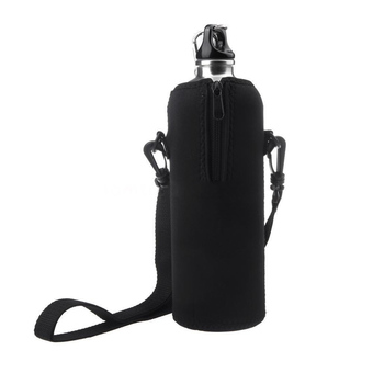 1000ML Water Bottle Bag Black (Intl)