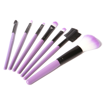 Make up Brushes Cosmetic Set of 7 (Purple) (Intl)