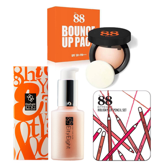Ver.88 Set (Bounce Up Pact + Eity Eight Dewy Face Glow + Lip Pencil)