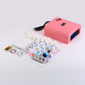OH Lamp Bulbs Dryer Glitter Polish Nail Art UV Gel Manicure Curing Set Kit 36W