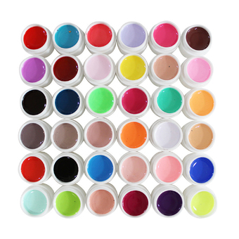 36 Colors UV Gel Pure Mix Color for Nail Art DIY Set Accessories
