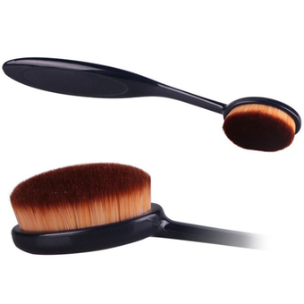 New Pro Cosmetic Makeup Face Powder Blusher Toothbrush Curve Foundation Brush - INTL