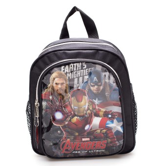 Marvel กระเป๋าเป้ 10 นิ้ว รุ่น MV-2289 ลาย Avengers (Black)