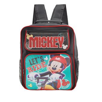Disney Mickey Mouse กระเป๋าเป้ กระเป๋านักเรียน สะพายหลัง (สีดำ)