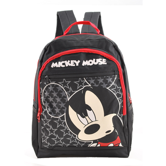 Disney Mickey Mouse กระเป๋าเป้ กระเป๋านักเรียน สะพายหลัง - Black
