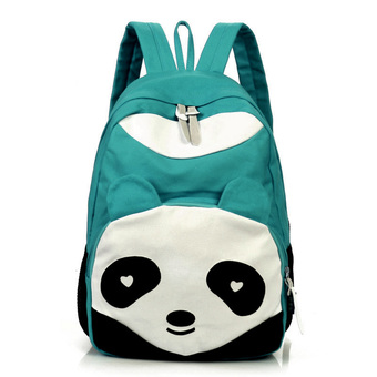 Fashion Cute Panda Casual Women Kids School Shoulder Bag Backpack Rucksack Blue (Intl)