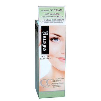 Smooth E White Baby Face CC Cream SPF25 PA+++ (30g)