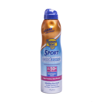 Banana Boat Sport Cool Zone UltraMist Clear Sunscreen Spray SPF50 PA+++ 170 ml.