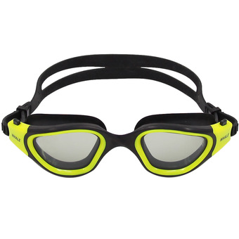 Whale Anti-Fog/Breaking UV Adjustable Swimming Goggles mask men women Waterproof silicone glasses adult Eyewear(Yellow) - INTL