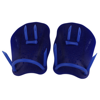 Swimming Webbed Gloves Frog Finger Fin Paddle Diving Palm Hand Wear Blue S