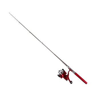 Pocket Pen Shape Mini Aluminum Alloy Fishing Rod Pole+ Reel 100M Line