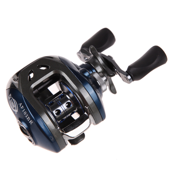 10+1BB Ball Bearings Hand Bait Casting Fishing Reel Right Blue